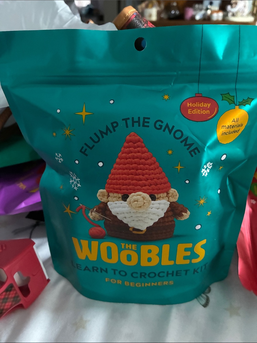 The Woobles "Flump the Gnome" Crochet Kit - sold out online